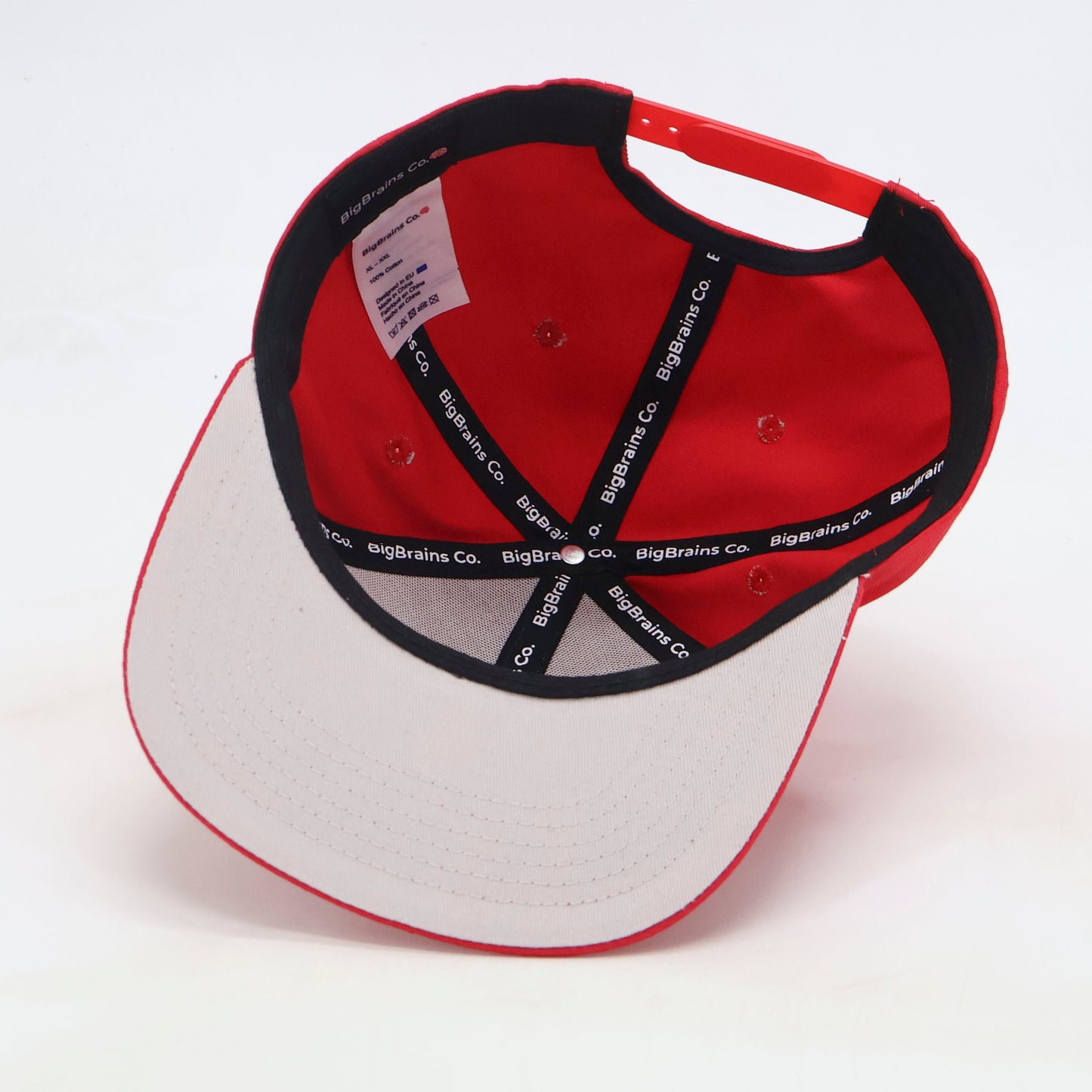 BigBrains Co. Red Snapback Cap