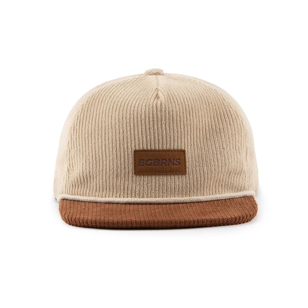 BigBrains Co. Beige Corduroy XL Fivepanel Cap