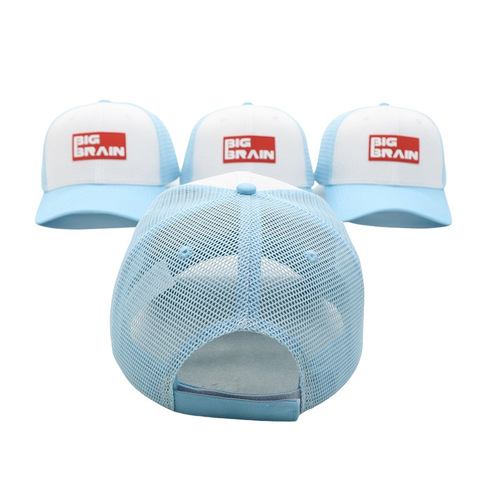 BigBrains Co. Blue XL - XXL Trucker Cap