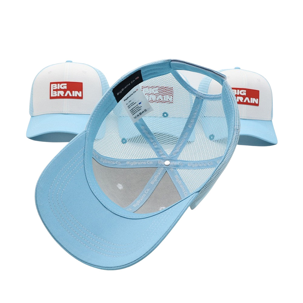 BigBrains Co. Blue XL - XXL Trucker Cap