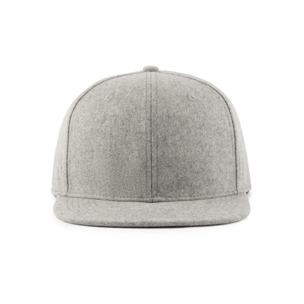 BigBrains Co. Grey Felt Snapback Cap