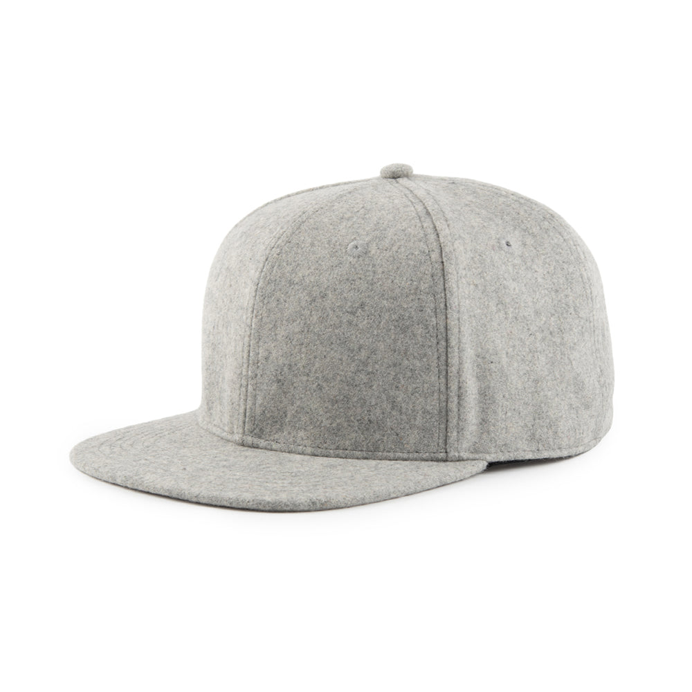 BigBrains Co. Grey Felt Snapback Cap
