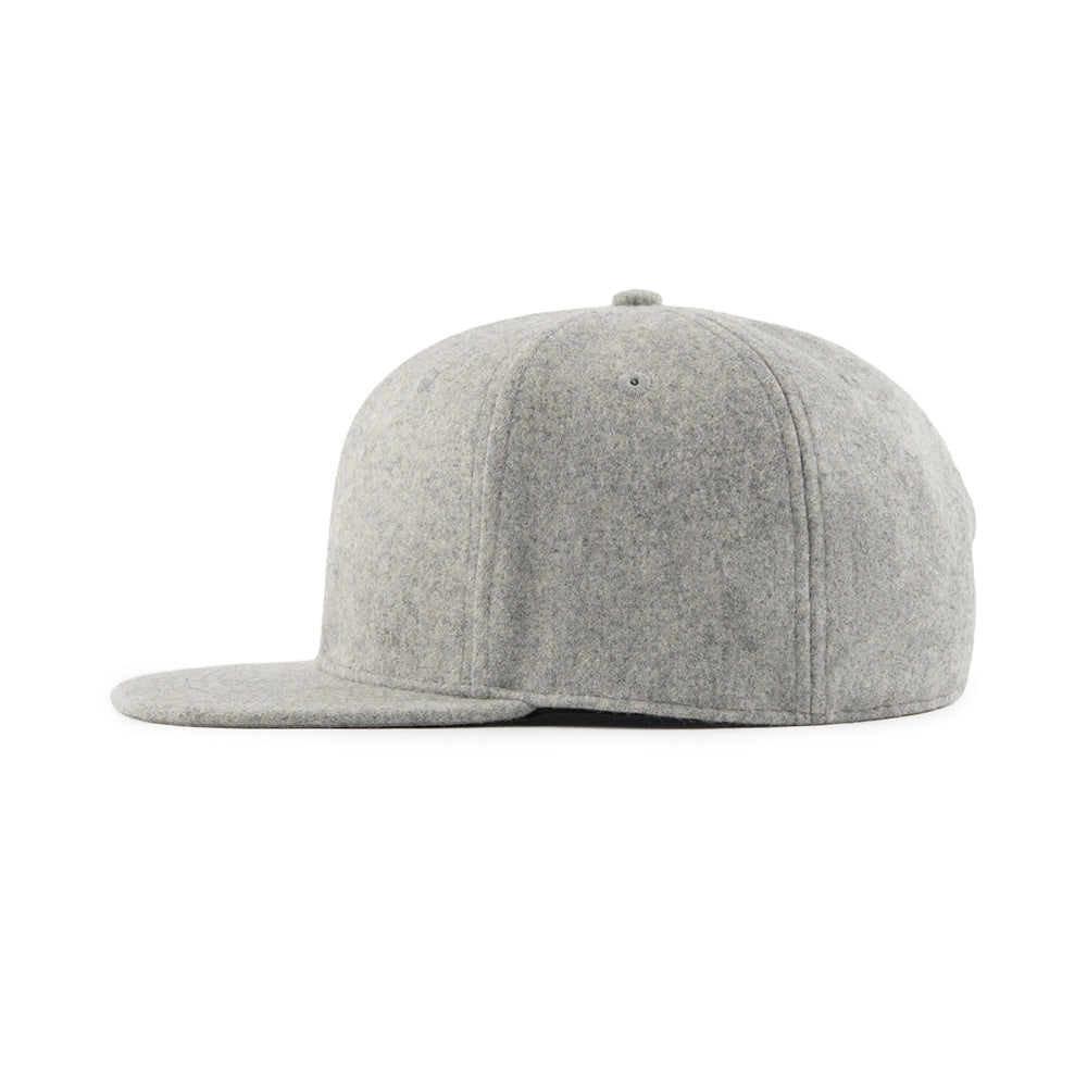 BigBrains Co. Grey Felt Snapback Cap