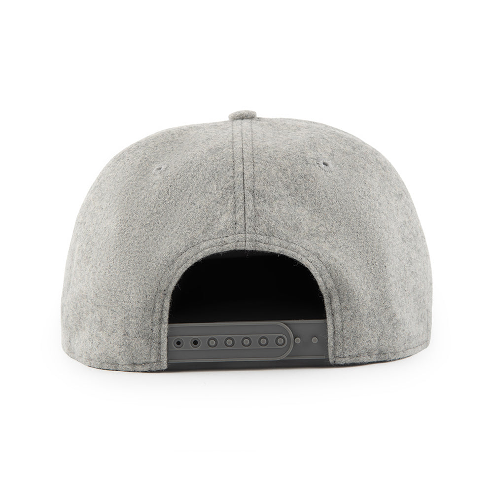 BigBrains Co. Grey Felt Snapback Cap
