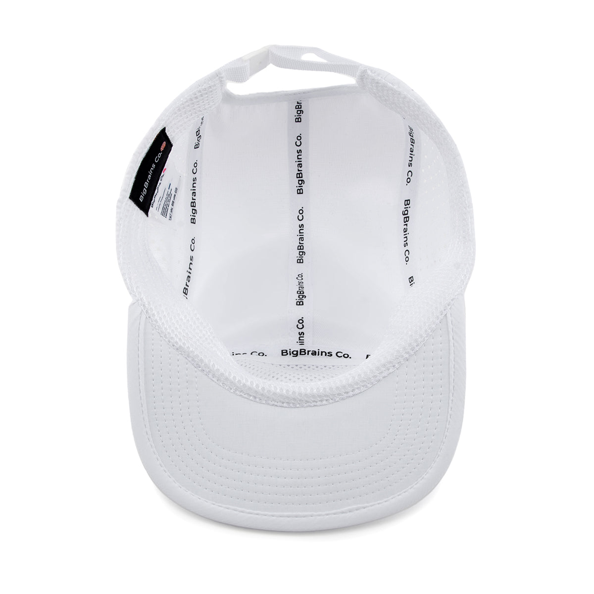 BigBrains Co. White XL - XXL Sports Fivepanel Cap