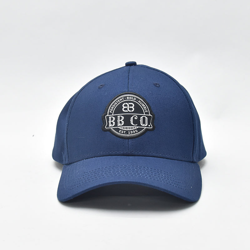 Produktbild der blauen, XXL BigBrains Co. Baseball Cap in der Frontansicht