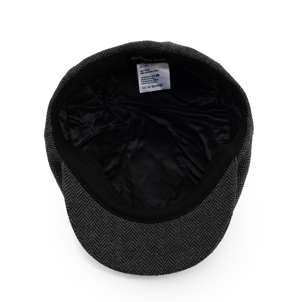 BigBrains Co. Grey XL Schiebermütze