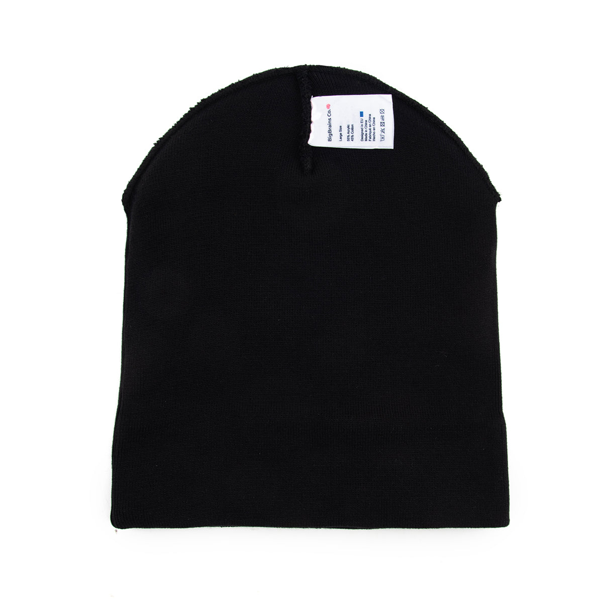 BigBrains Co. Onyx Black XL - XXL Beanie Hat