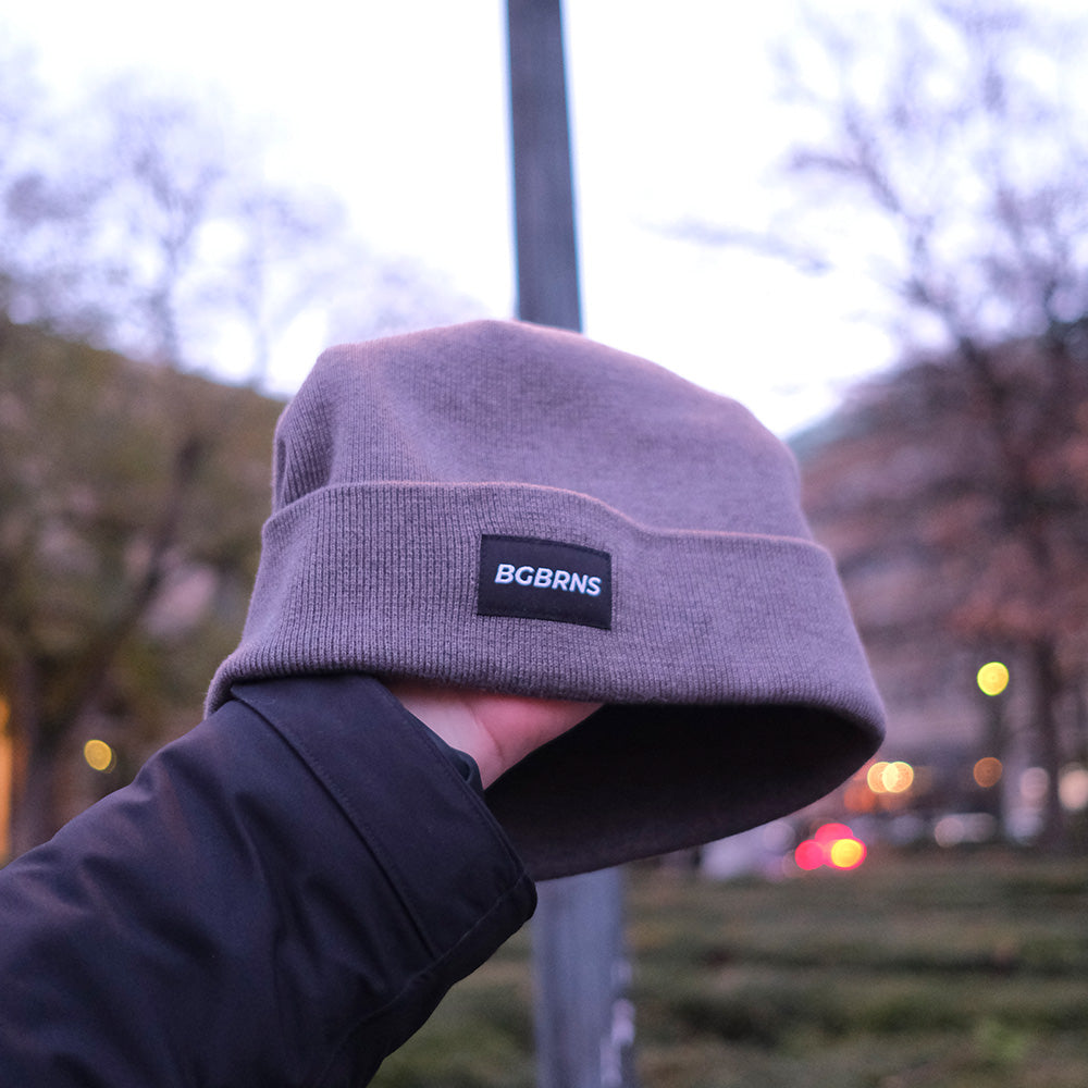 BigBrains Co. Grey XL - XXL Beanie Mütze