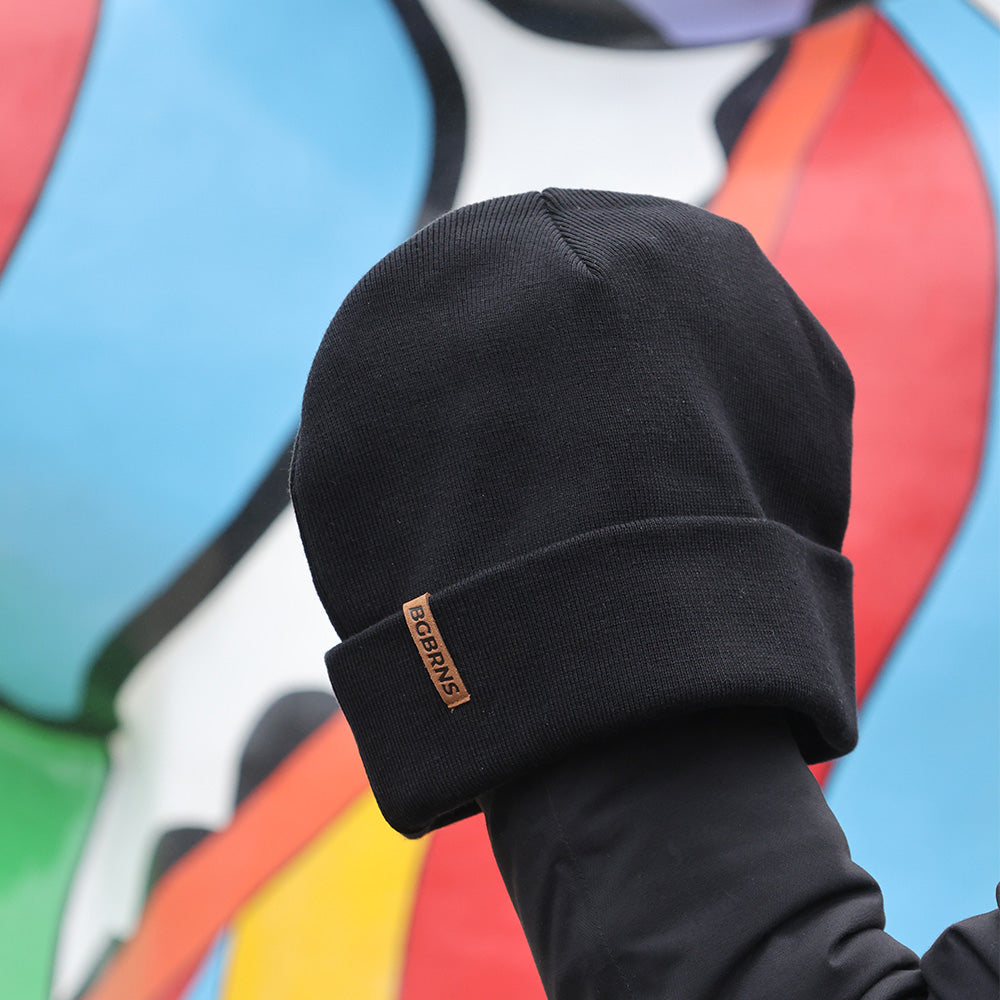BigBrains Co. Onyx Black XL - XXL Beanie Mütze