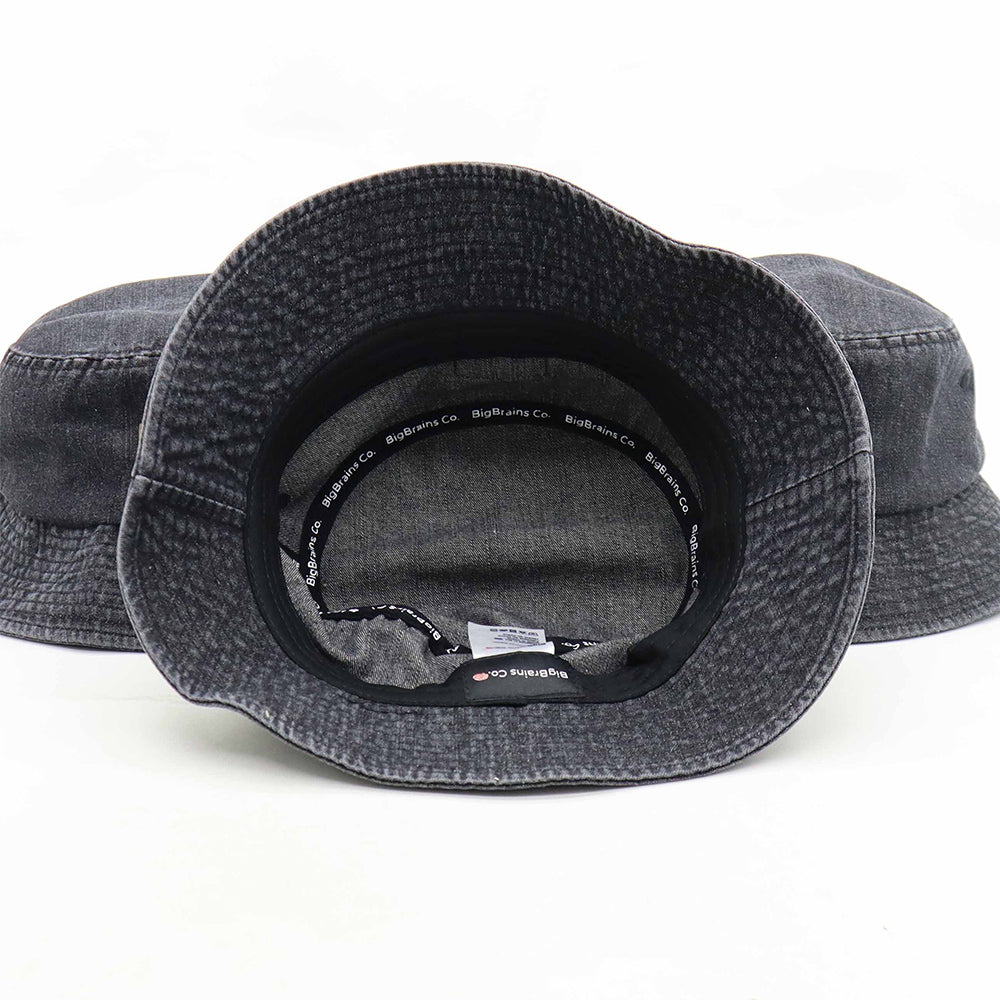 Black denim bucket hat online